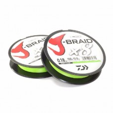 Шнур Daiwa J-Braid X8 0,18мм 150м chartreuse Шнур Daiwa J-Braid X8 0,18мм 150м chartreuse