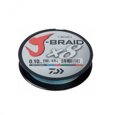 Шнур Daiwa J-Braid X8 0,20мм 150м multicolor Шнур Daiwa J-Braid X8 0,20мм 150м multicolor