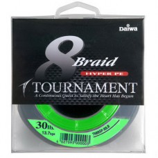 Шнур Daiwa Tournament 8хBraid Chartreuse 135м 0.16мм