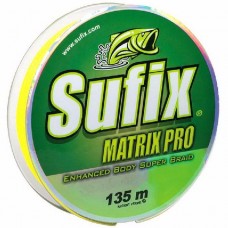 Шнур Sufix Matrix pro yellow 135м 0,14мм Шнур Sufix Matrix pro yellow 135м 0,14мм
