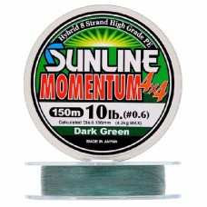 Шнур Sunline мomentum 4x4 HG D.G 150м 0,6 10lbs Шнур Sunline мomentum 4x4 HG D.G 150м 0,6 10lbs