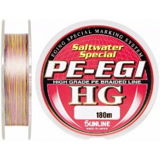 Шнур Sunline PE-EGI HG 180м 0,4/0,104мм 10lbs 3,3 кг Шнур Sunline PE-EGI HG 180м 0,4/0,104мм 10lbs 3,3 кг