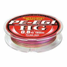 Шнур Sunline PE-EGI HG 180м 0,8/0,148мм 16lbs 5,6кг Шнур Sunline PE-EGI HG 180м 0,8/0,148мм 16lbs 5,6кг