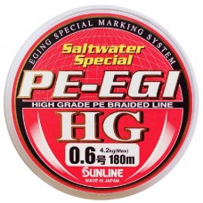 Шнур Sunline PE-EGI HG 180м 1,5/0,20мм 30lbs 10кг Шнур Sunline PE-EGI HG 180м 1,5/0,20мм 30lbs 10кг