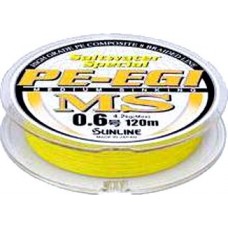 Шнур Sunline PE-EGI MS Yellow 120м 0.8 12lb 5.6kг Шнур Sunline PE-EGI MS Yellow 120м 0.8 12lb 5.6kг