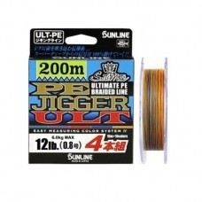 Шнур Sunline PE Jigger ULT 4braid 200м 0,8 12lb Шнур Sunline PE Jigger ULT 4braid 200м 0,8 12lb