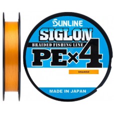 Шнур Sunline Siglon PEх4 orange 150м 2,5 40lb