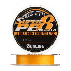 Шнур Sunline Super PE 8 braid orange 150м 15lb