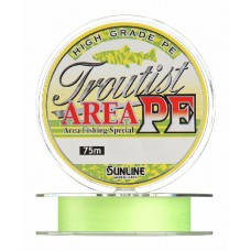 Шнур Sunline Troutist area PE 75м 0,4 8lbs Шнур Sunline Troutist area PE 75м 0,4 8lbs