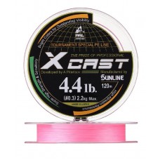 Шнур Sunline X Cast 120м Pink 0.4 5.6lb 2,8кг Шнур Sunline X Cast 120м Pink 0.4 5.6lb 2,8кг