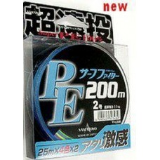 Шнур Yamatoyo Super PE 200м 2,0/0,205мм 11,0кг Шнур Yamatoyo Super PE 200м 2,0/0,205мм 11,0кг