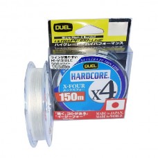 Шнур Yo-Zuri PE Hardcore X4 Duel 1.0/0.171мм 8.0кг 150м white Шнур Yo-Zuri PE Hardcore X4 Duel 1.0/0.171мм 8.0кг 150м white