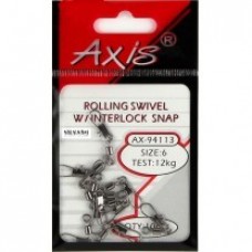 Вертлюг Axis Interlock 12кг №6 10шт Вертлюг Axis Interlock 12кг №6 10шт