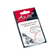 Вертлюг Axis Interlock 7кг №12 10шт Вертлюг Axis Interlock 7кг №12 10шт