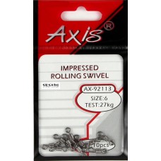 Вертлюг Axis Rolling 4кг №14 10шт Вертлюг Axis Rolling 4кг №14 10шт