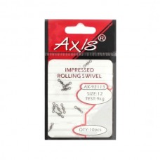 Вертлюг Axis Rolling 9кг №12 10шт Вертлюг Axis Rolling 9кг №12 10шт