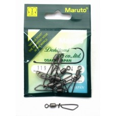 Вертлюг Maruto 119 BN №1 3шт с застежкой Вертлюг Maruto 119 BN №1 3шт с застежкой