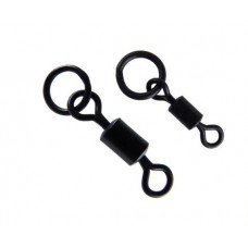 Вертлюг с быстросъёмом Gardner Covert flexi-ring swivels anti glare №12 Вертлюг с быстросъёмом Gardner Covert flexi-ring swivels anti glare №12