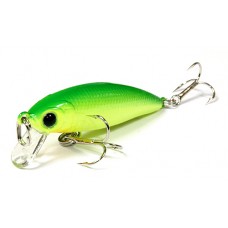 Воблер Lucky Craft Bevy minnow 45 F 0019 166 lime chart