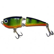 Воблер Lucky John Rolling minnow RM08-24F тонущий двухсоставной джерк