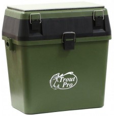 Ящик Trout pro рыболовный зимний 39x24x38 зеленый