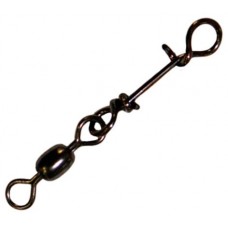 Застежка Hitfish Brass crane swivel with easylock snap с вертлюгом №1 7шт