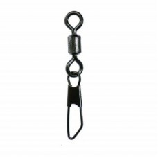 Застежка с вертлюгом UG Rolling With safety snap black №6 Застежка с вертлюгом UG Rolling With safety snap black №6